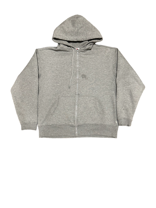 Grey zip up hoodie