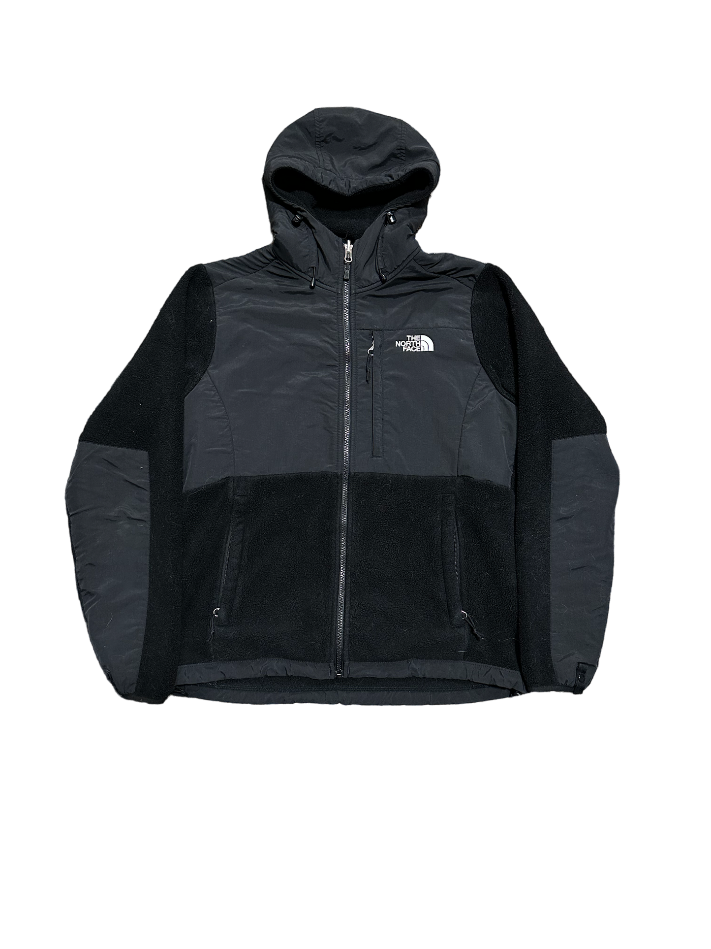 North face fleece Denali with hood