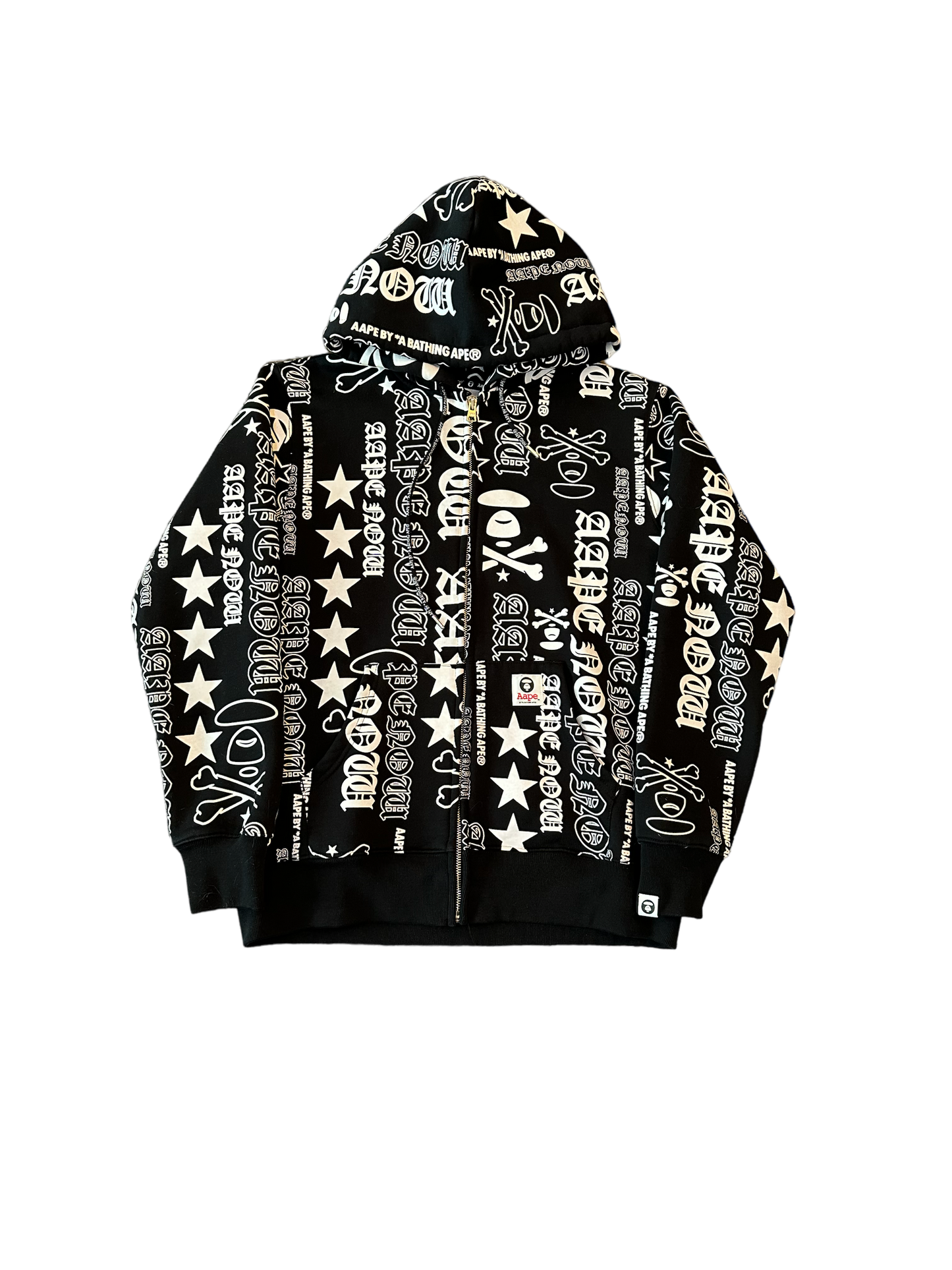 Y2k bape/aape zip up hoodie