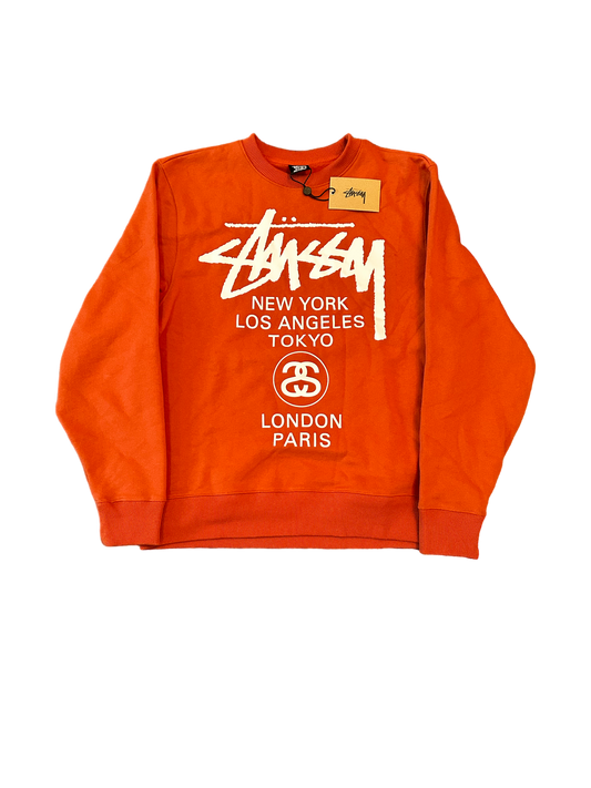Stussy world tour crew sweatshirt
