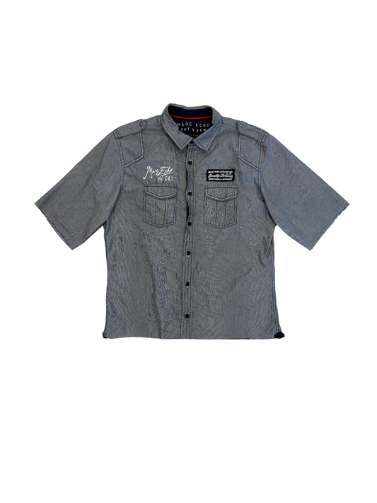 Ecko mechanic button up shirt Y2k
