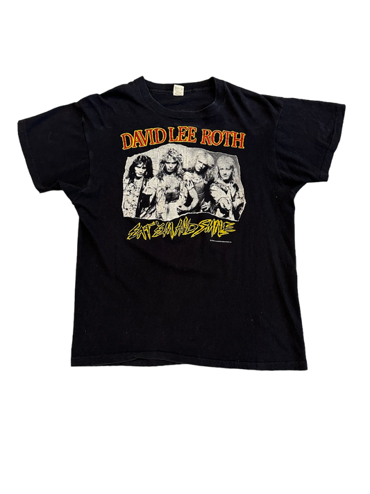 1986 David lee Roth eat em and smile tour tee