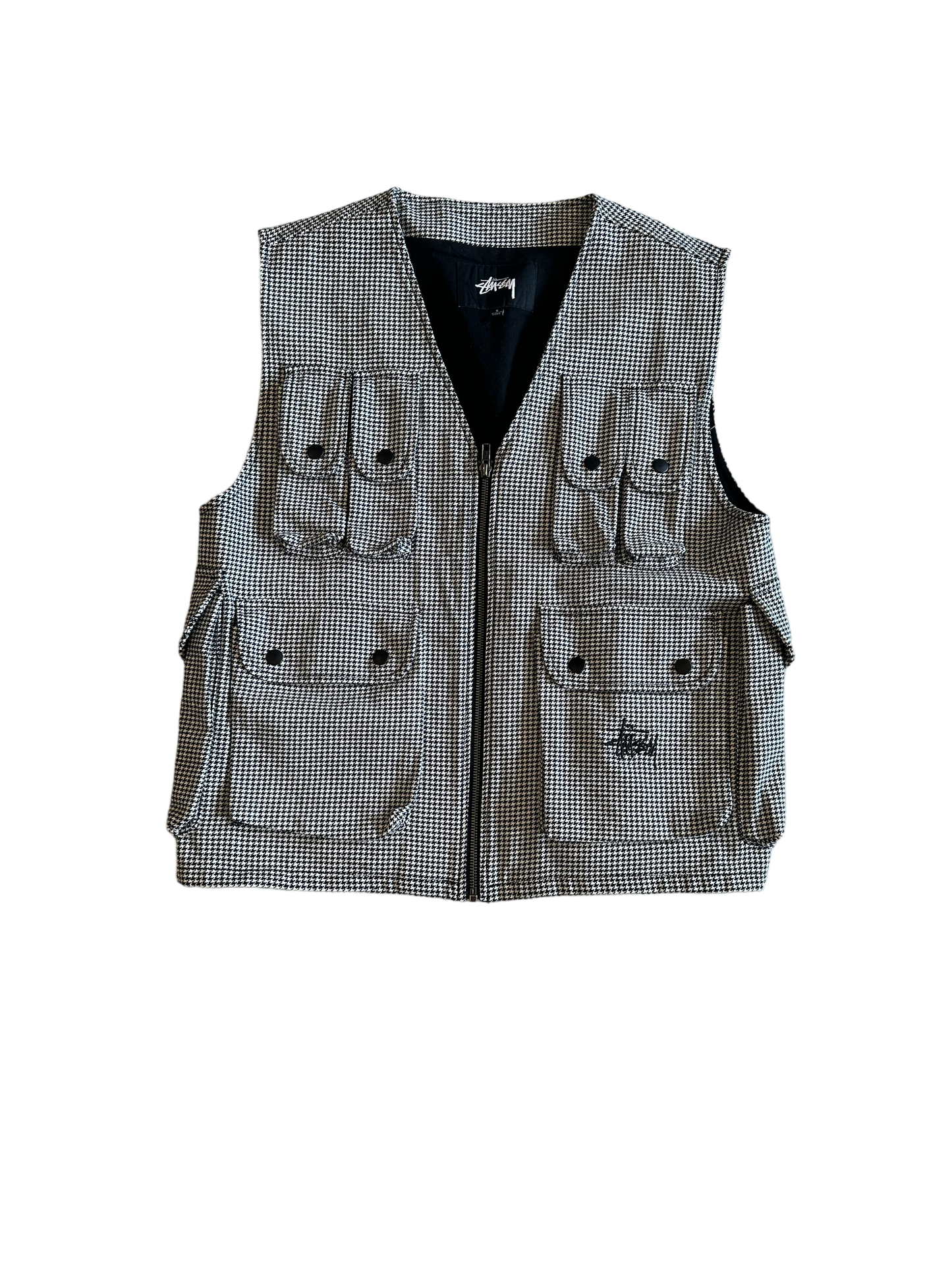 Stussy houndstooth vest