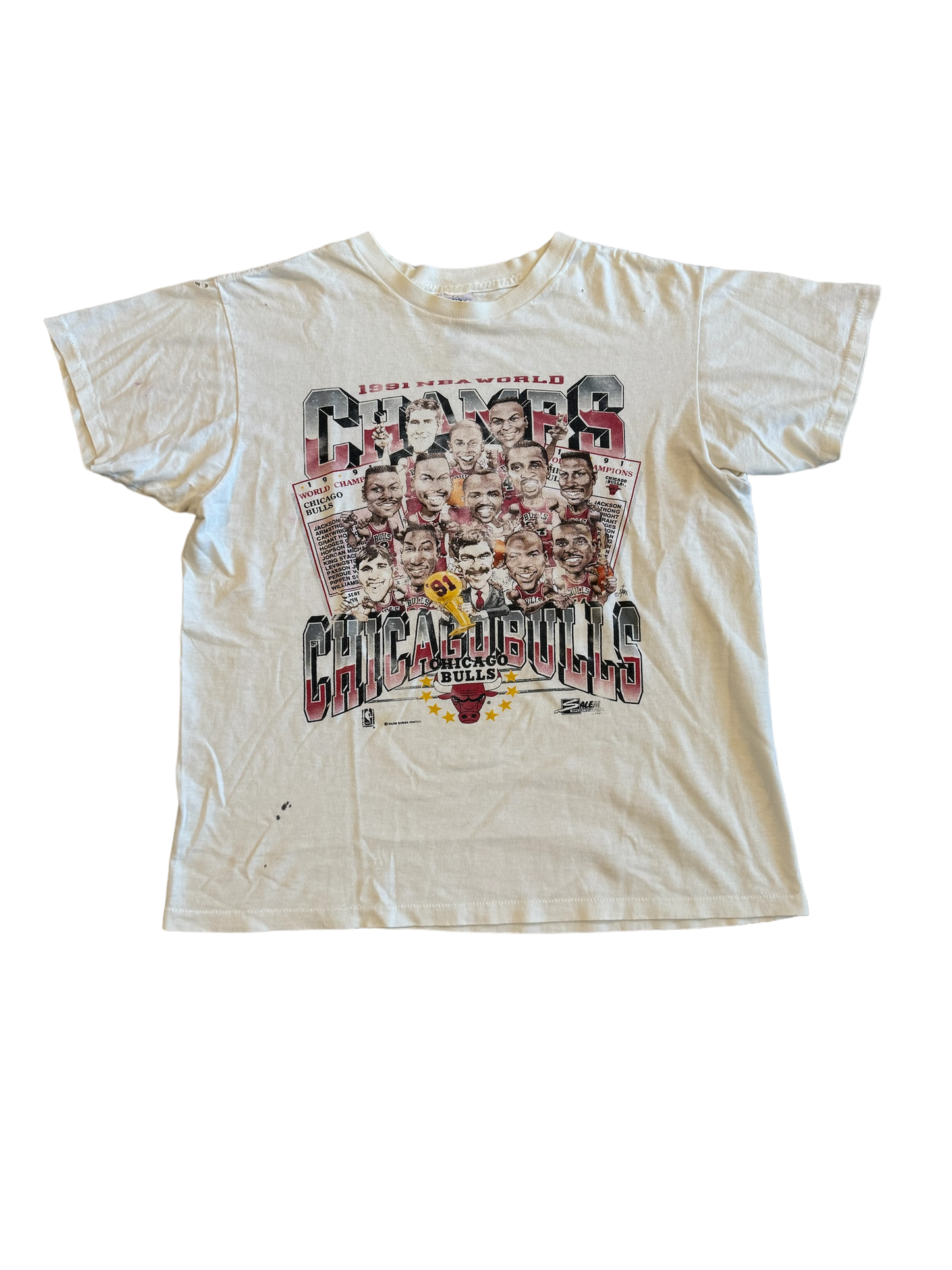 1991 Chicago bulls championship shirt