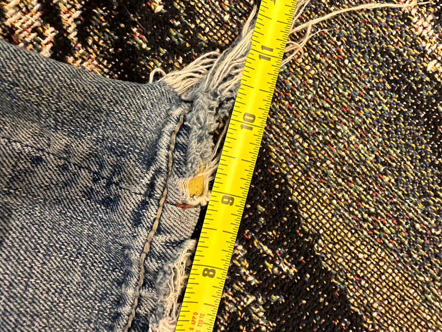Y2k Buffalo flared light wash denim