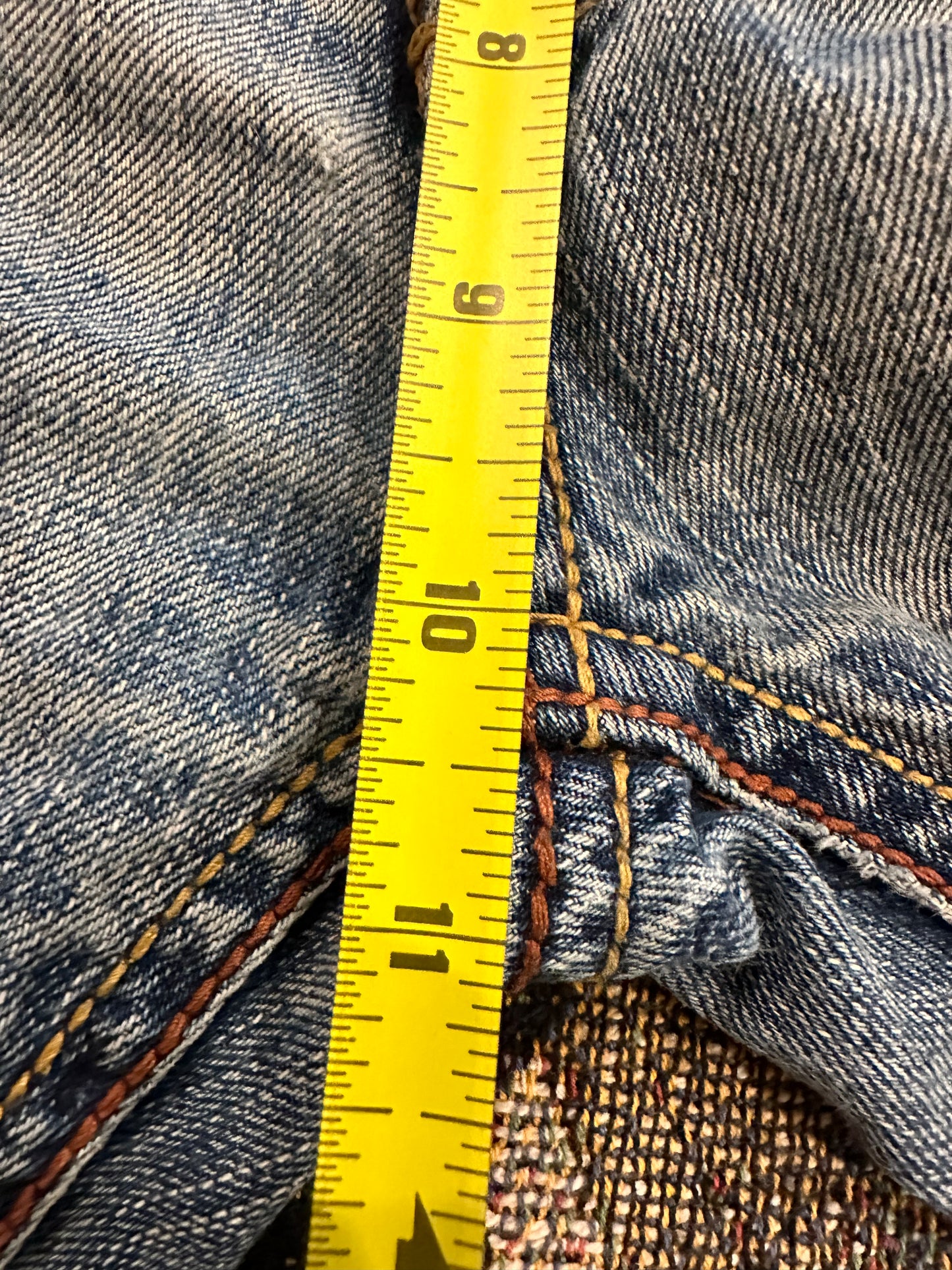 Y2k Buffalo flared light wash denim
