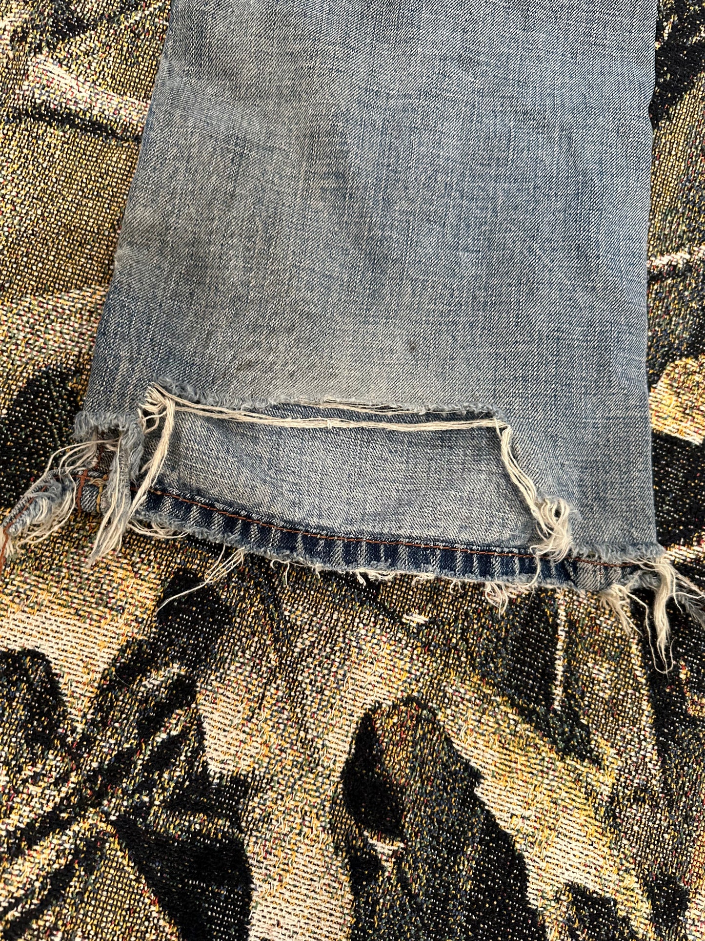 Y2k Buffalo flared light wash denim